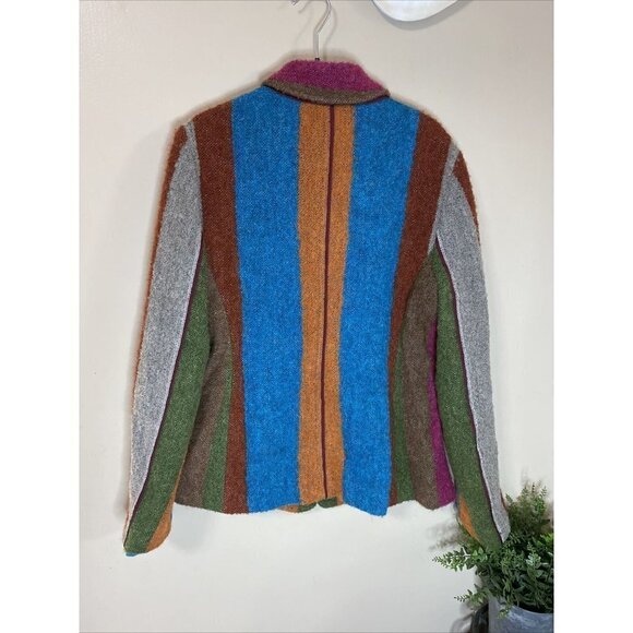 MALIPARMI Striped Colorful Stripped Jacket US 6 BRAND NEW Retail:$670 - Picture 6 of 12